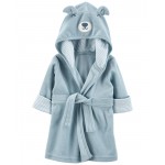 Blue Baby Bear Hooded Terry Robe