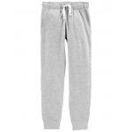 Heather Kid Pull-On French Terry Pants