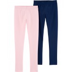 Pink/Navy Kid 2-Pack Pink & Navy Leggings