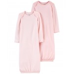 Pink Baby 2-Pack PurelySoft Gown Set