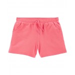 Pink Kid Pull-On French Terry Shorts