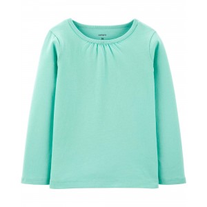 Turquoise Toddler Turquoise Cotton Tee