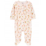 Multi Baby Floral Snap-Up Cotton Sleep & Play Pajamas