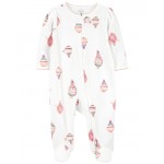 Ivory Baby Hot Air Balloon 2-Way Zip Sleep & Play Pajamas