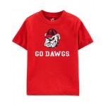 Red Toddler NCAA Georgia Bulldogs Tee