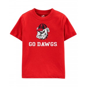 Red Toddler NCAA Georgia Bulldogs Tee