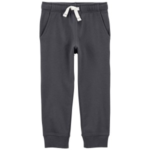 Grey Baby Pull-On French Terry Joggers