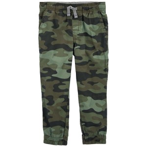 Green Toddler Camo Everyday Pull-On Pants