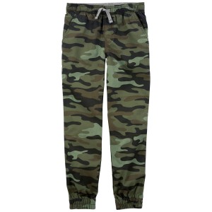 Green Kid Camo Everyday Pull-On Pants