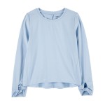 Blue Kid Active Jersey Top In BeCool Fabric