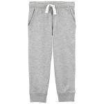 Heather Baby Pull-On French Terry Joggers