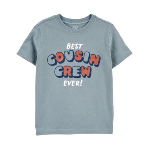 Blue Toddler Best Cousin Crew Ever Graphic Tee