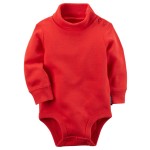 Red Baby Turtleneck Bodysuit