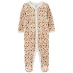 Multi Baby Floral Snap-Up Thermal Sleep & Play Pajamas