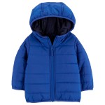 Blue Baby Packable Puffer Jacket