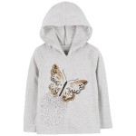 Heather Baby Butterfly Hooded Tee