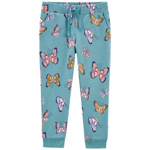 Green Baby Butterfly Joggers