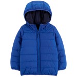 Blue Toddler Packable Puffer Jacket