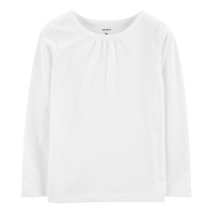 White Toddler Basic Tee