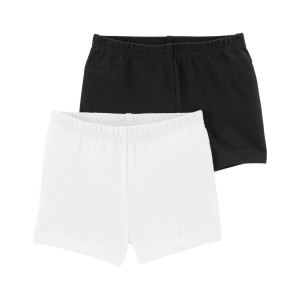 Black Kid 2-Pack Black & White Shorts