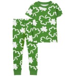 Green Baby 2-Piece St. Patricks Day 100% Snug Fit Cotton Pajamas