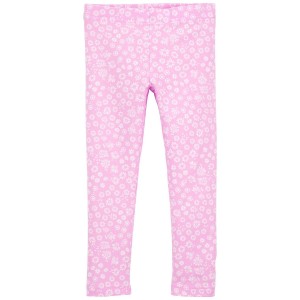 Pink Baby Floral Leggings