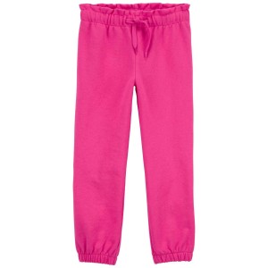 Pink Baby Pull-On Joggers