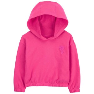 Pink Toddler Hooded French Terry Top