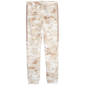 Brown Kid Camo Pull-On Joggers