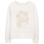 Ivory Kid Floral Pullover Tee