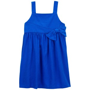Blue Toddler Sleeveless Dress