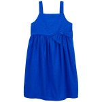 Blue Kid Sleeveless Dress Made With LENZING ECOVERO