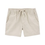 Ivory Baby Pull-On Terrain Shorts