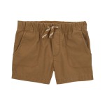 Brown Toddler Pull-On Terrain Shorts