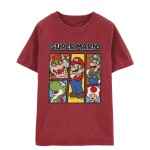 Red Kid Super Mario Bros Tee