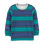 Blue Baby Striped Jersey Tee
