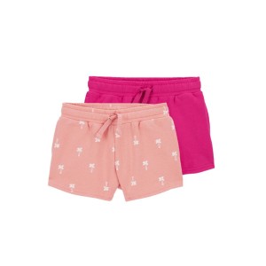 Multi Baby 2-Pack Pull-On French Terry Shorts