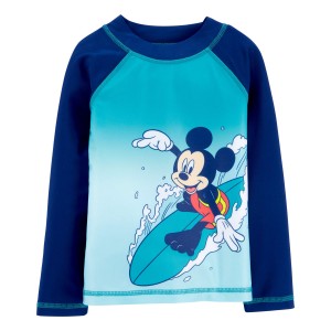 Blue Toddler Mickey Mouse Rashguard