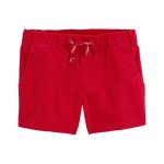 Red Toddler Pull-On Terrain Shorts