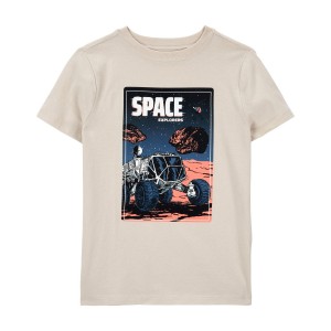 Khaki Kid Space Explorers Graphic Tee