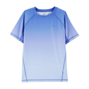 Blue Kid Short-Sleeve Active Fit Shirt