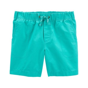 Turquoise Kid Pull-On Terrain Shorts