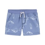 Blue Baby Pull-On French Terry Shorts
