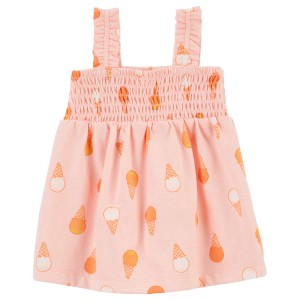 Pink Baby Ice Cream Jersey Dress