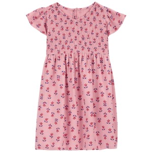 Pink Baby Floral LENZING ECOVERO Dress