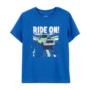 Blue Toddler Ride On Graphic Tee