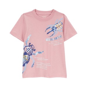 Pink Toddler Bug Graphic Tee