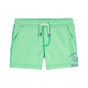 Green Toddler Pull-On French Terry Shorts