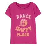 Pink Toddler Dance Graphic Tee