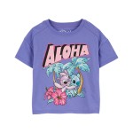 Purple Kid Stitch Aloha Boxy Fit Graphic Tee
